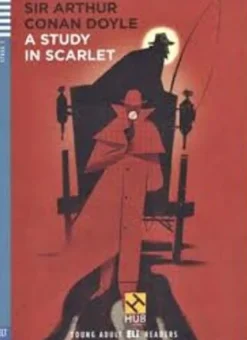 A STUDY IN SCARLET - HUB YOUNG ADULT READERS 1 W / AUDIO CD