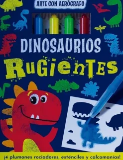 ARTE CON AEROGRAFO: DINOSAURIOS RUGIENTES