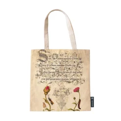 BOLSO DE TELA TOTE BAG FLEMISH ROSE