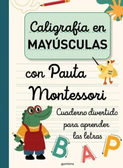CALIGRAFÍA EN MAYÚSCULAS CON PAUTA MONTESSORI