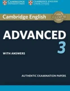 CAMBRIDGE ENGLISH ADVANCED 3 SB W / ANSWERS