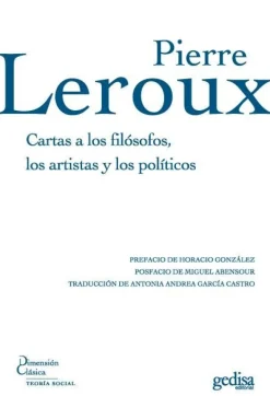 CARTAS A LOS FILÓSOFOS, LOS ARTISTAS Y LOS POLÍTICOS