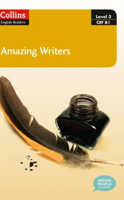 COLLINS ENGLISH READERS 3 CEF B1 AMAZING WRITERS W / MP3 CD