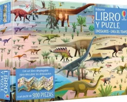 DINOSAURIOS - LINEA TIEMPO (LIBRO Y PUZLE)