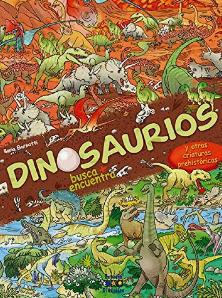 DINOSAURIOS. BUSCA, ENCUENTRA Y COLOREA