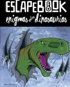ESCAPE BOOKS: ENIGMAS ENTRE DINOSAURIOS (LIBRO DE ACTIVIDADES Y PUZZLES)