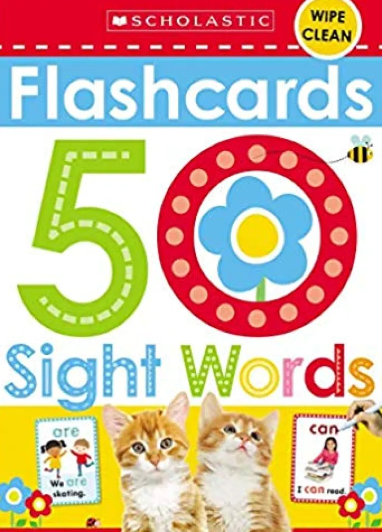 FLASHCARDS - 50 SIGHT WORDS (SCHOLASTIC EARLY LEARNERS)