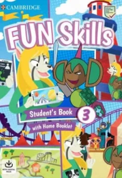 FUN SKILLS LEVEL 3 SB AND HOME BOOKLET W / ONLINE