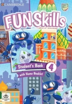 FUN SKILLS LEVEL 4 SB AND HOME BOOKLET W / ONLINE