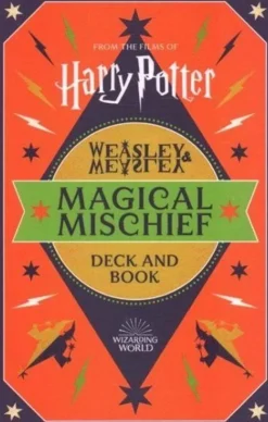 HARRY POTTER WEASLEY & WEASLEY MAGICAL MISCHIEF DECK AND BOOK