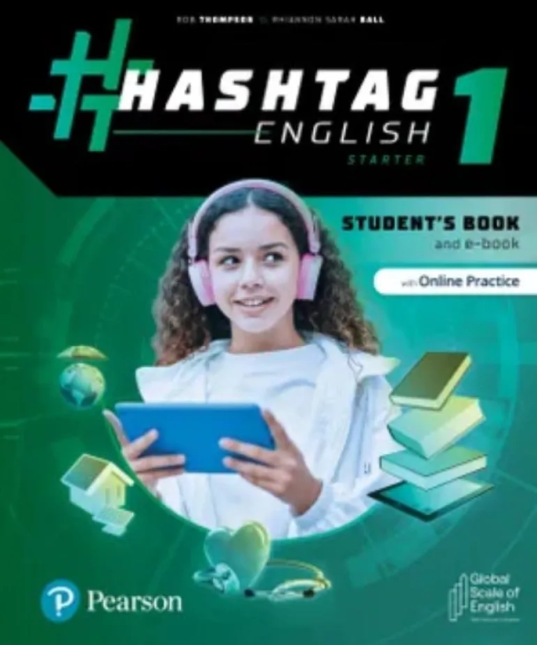 HASHTAG ENGLISH 1 STARTER SB AND E-BOOK W / ONLINE PRACTICE