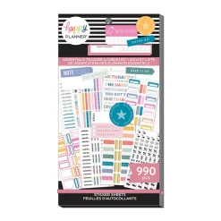 HP BLOCK STICKER  30 PAGS TRACKER & CHECKLIST