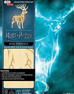 INCREDIBUILDS: HARRY POTTER: STAG PATRONUS DELUXE BOOK AND MODEL SET