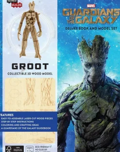 INCREDIBUILDS: MARVEL: GROOT: GUARDIANS OF THE GALAXY DELUXE BOOK AND MODEL SET