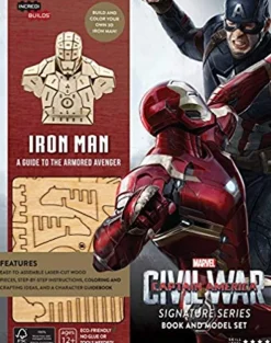 INCREDIBUILDS: MARVEL´S CAPTAIN AMERICA: CIVIL WAR: IRON MAN DELUXE BOOK AND MODEL SET