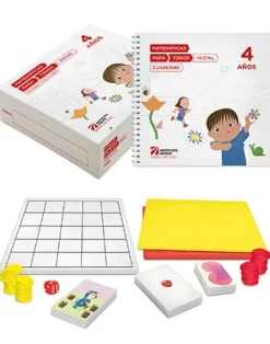 KIT ESCOLAR MATEMÁTICAS PARA TODOS INICIAL 4 AÑOS