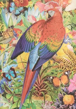 LIBRETA TAPA DURA MEDIANA TROPICAL GARDEN