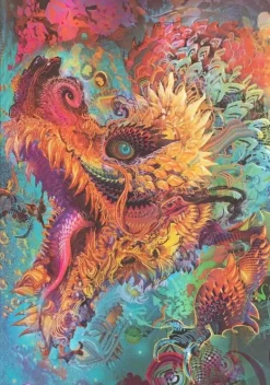 LIBRETA TAPA DURA MEDIANA HUMMING DRAGON