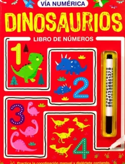 LIBRO DE NÚMEROS: VÍA NÚMERICA: DINOSAURIOS