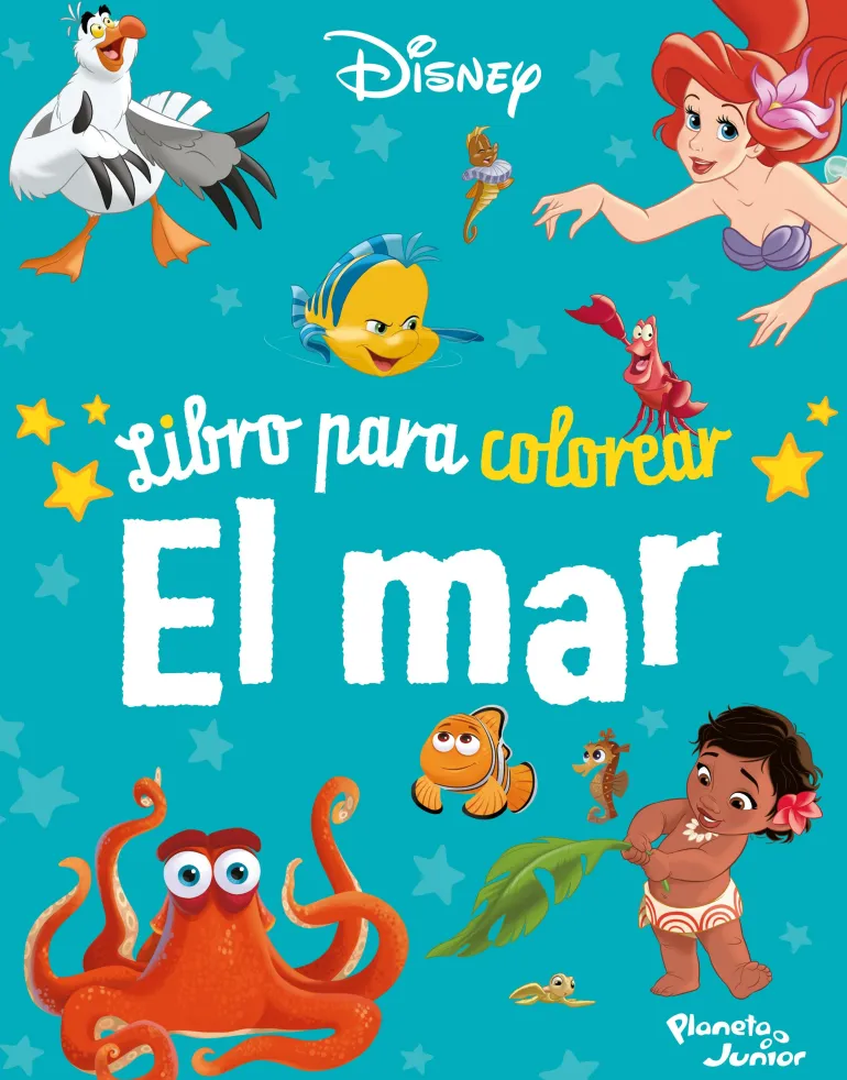 LIBRO PARA COLOREAR. EL MAR