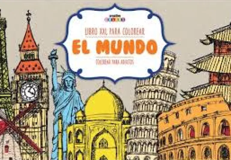 LIBRO XXL PARA COLOREAR EL MUNDO