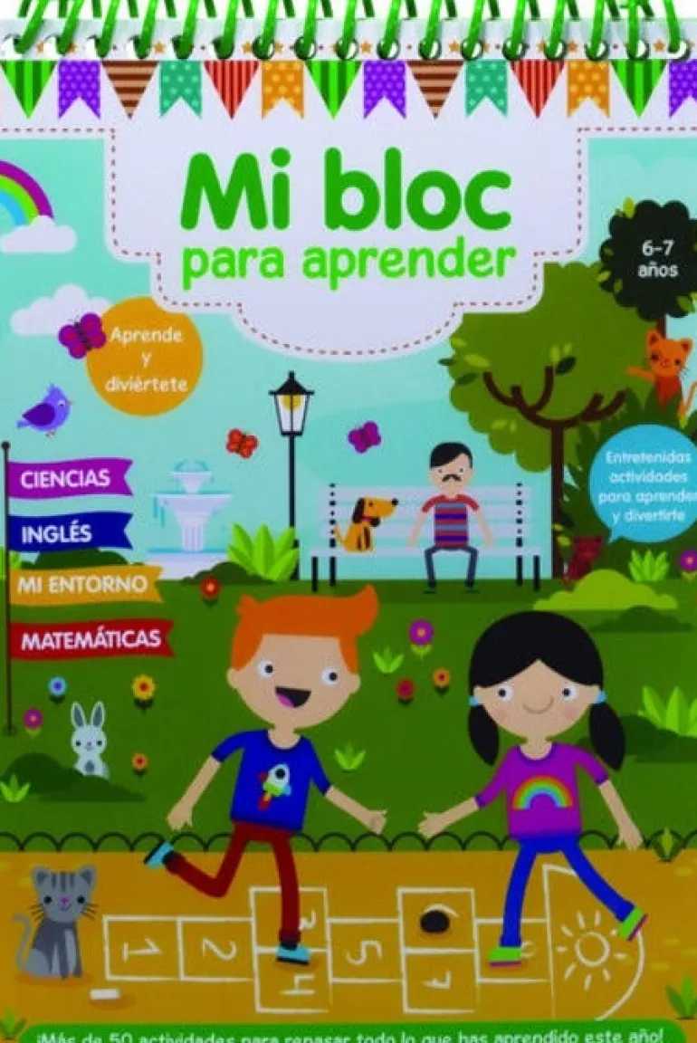 MI BLOCK DE JUEGOS: 6-7 AÑOS. CON CALCOMANÍAS. LIBRO CON ACTIVIDADES PARA APRENDER JUGANDO.