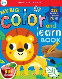 MY BIG COLOR & LEARN BOOK: SCHOLASTIC EARLY LEARNERS (COLORING BOOK)