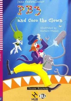 PB3 AND COCO THE CLOWN - HUB YOUNG READERS 2 W / AUDIO CD