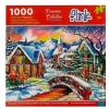 ROMPECABEZAS 1000 ACUARELA VILLA NAVIDEÑA FLINK
