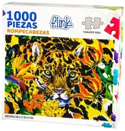 ROMPECABEZAS 1000 JAGUAR EN SELVA EXÓTICA FLINK
