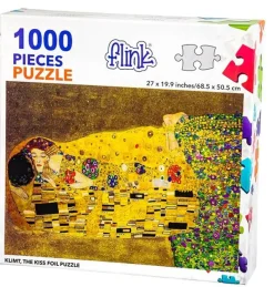 ROMPECABEZAS 1000 METALLIC KLIMT, THE KISS FLINK