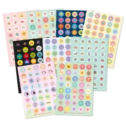 SET DE STICKERS INGENIAL MIX X 9 UNDS.