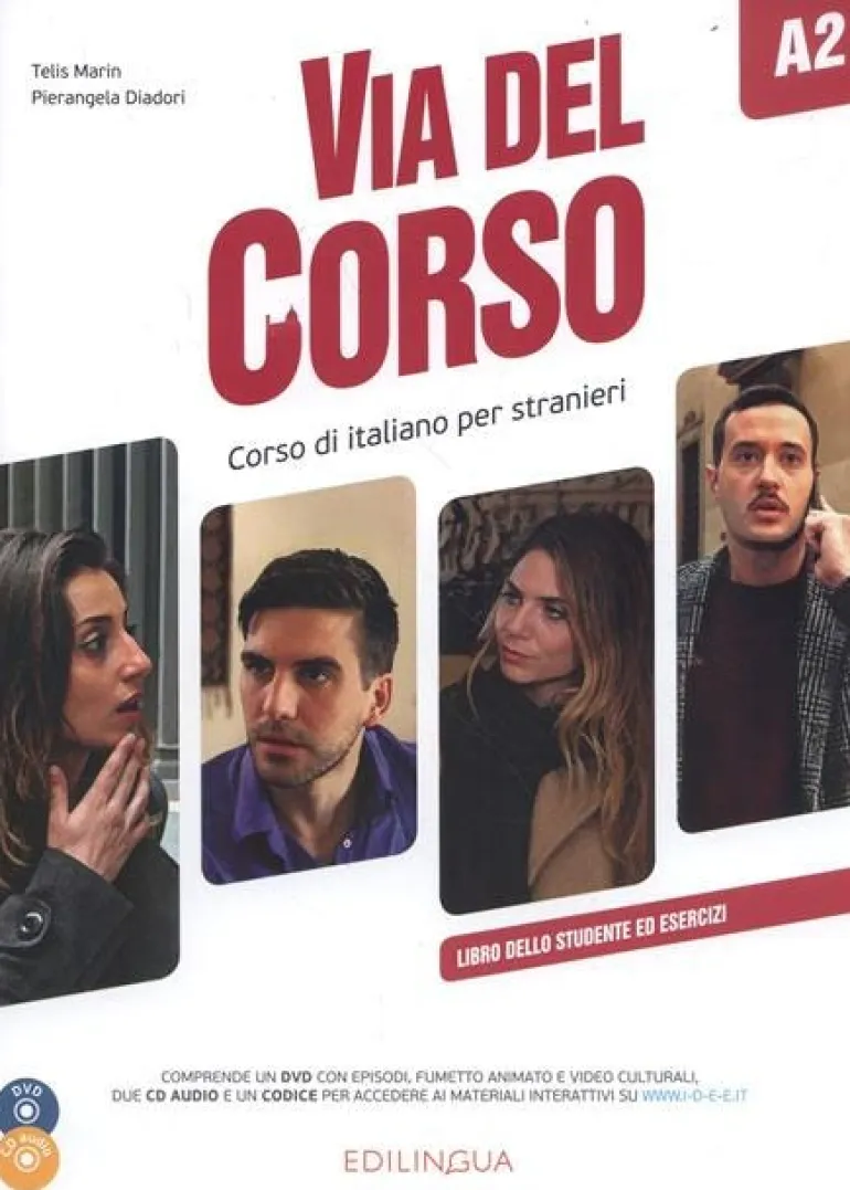 VIA DEL CORSO A2: LIBRO DELLO STUDENTE ED ESERCIZI + CD AUDIO (2) + DVD VIDEO