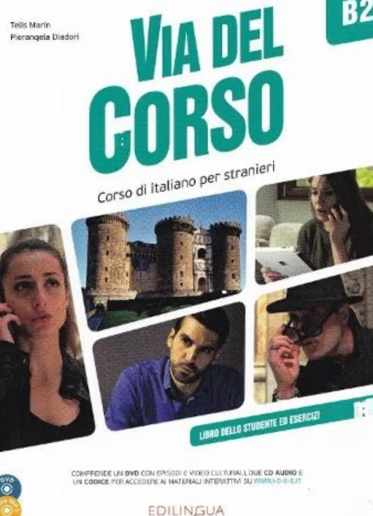 VIA DEL CORSO B2: LIBRO DELLO STUDENTE ED ESERCIZI + CD AUDIO (2) + DVD VIDEO